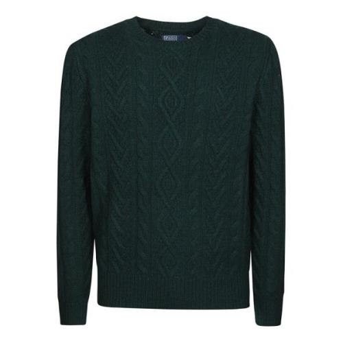 Ralph Lauren Mysig Stickad Pullover Sweater Green, Herr