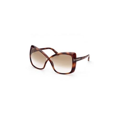 Tom Ford Jasmin Solglasögon Habana Ram Brown, Dam