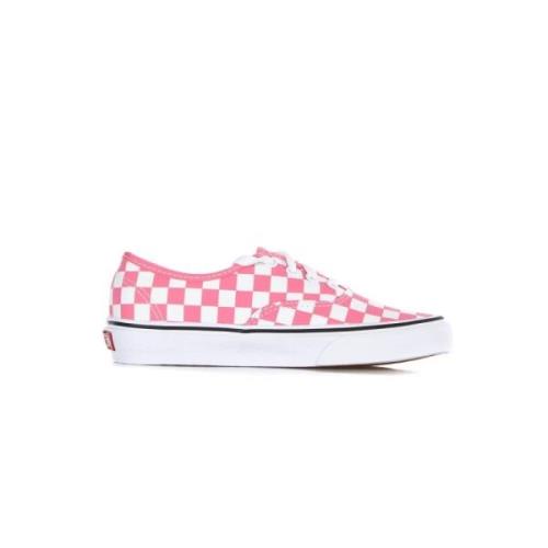 Vans Autentisk Rutig Rosa Sneaker Pink, Dam