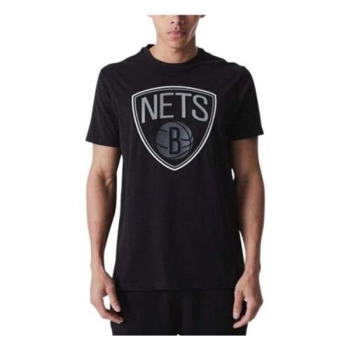 New Era NBA Brooklyn Nets Outline Tee T-shirt Black, Herr