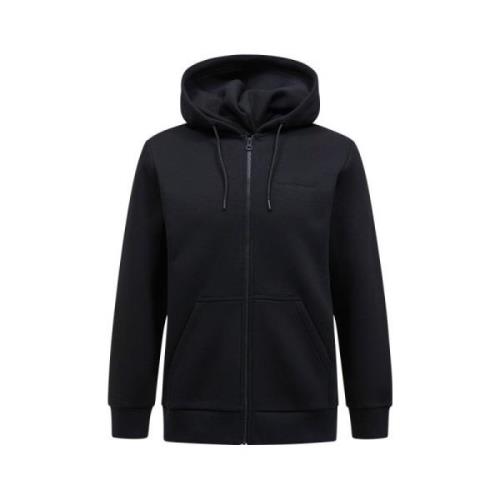 Peak Performance Original Small Logo Zip Jacka Black, Herr