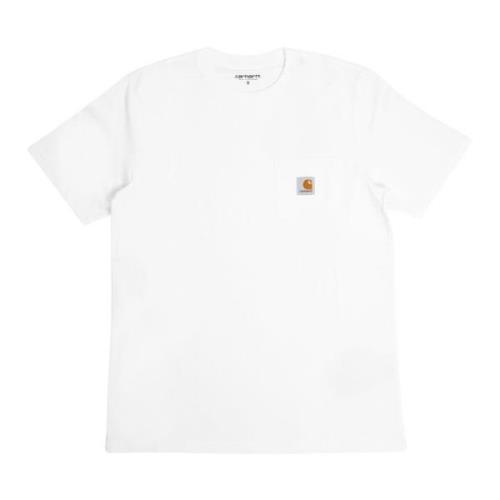 Carhartt Wip Bomullsficka T-shirt White, Herr