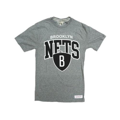 Mitchell & Ness Brooklyn Nets Team Arch Grå T-shirt Gray, Herr