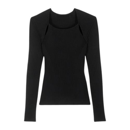 Ba&Sh Svart Pietra Jumper - Modern Topp Black, Dam