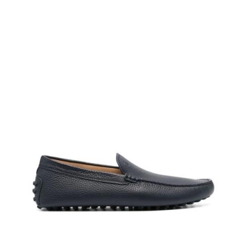 Tod's Klassiska Läderloafers Blue, Herr