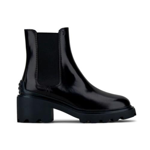 Tod's Stiliga Ankelboots Black, Dam