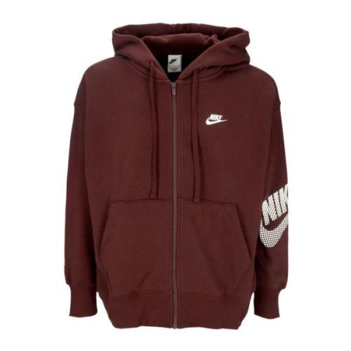 Nike Sportswear Full-zip Hoodie Earth Brown, Dam