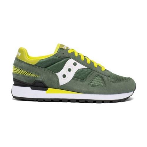 Saucony Gröna Original Sneakers med Logotyp Green, Herr