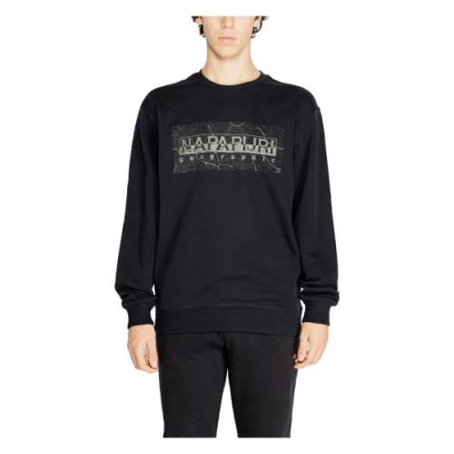 Napapijri Herr Sweatshirt Höst/Vinter Kollektion Black, Herr