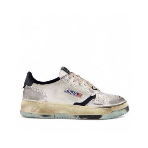 Autry Vintage Låga Sneakers Inspirerade av 80-talet Gray, Herr