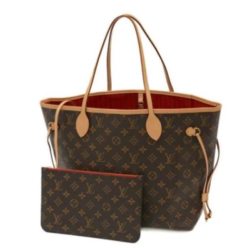 Louis Vuitton Vintage Pre-owned Canvas axelremsvskor Brown, Dam