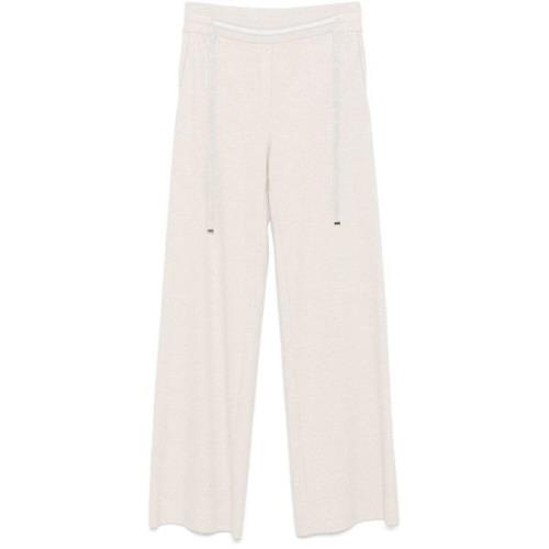 D.Exterior Melange Fleece Track Pants Beige, Dam