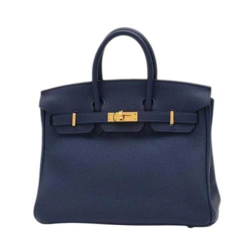 Hermès Vintage Pre-owned Laeder handvskor Blue, Dam