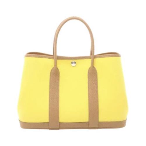 Hermès Vintage Pre-owned Laeder handvskor Yellow, Dam