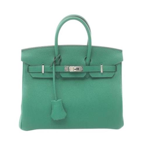 Hermès Vintage Pre-owned Laeder handvskor Green, Dam