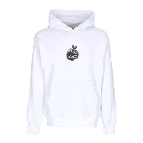 Propaganda Vit hoodie med känguruficka White, Herr