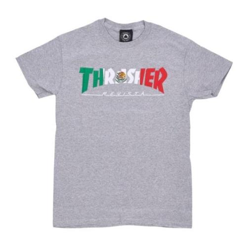 Thrasher Mexico Revista Tee Grå Herr T-shirt Gray, Herr