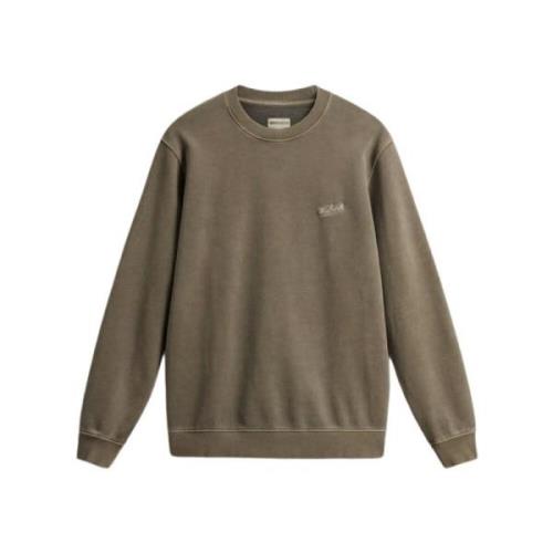 Woolrich Grönsten Crewneck Sweater Green, Herr