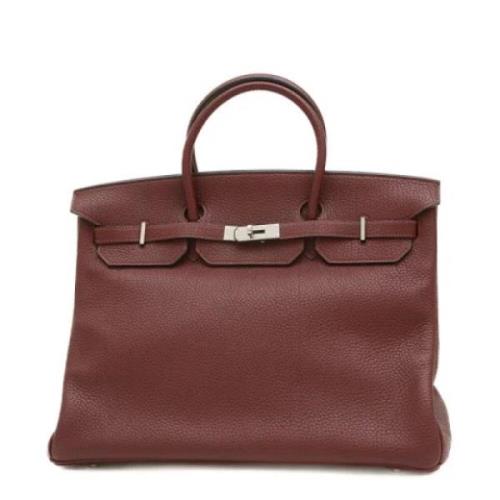 Hermès Vintage Pre-owned Laeder handvskor Red, Herr