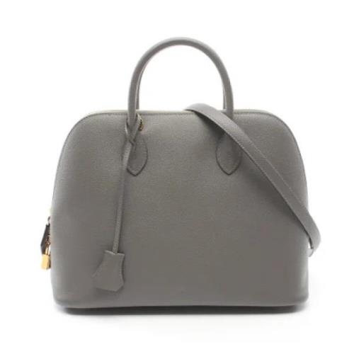 Hermès Vintage Pre-owned Tyg handvskor Gray, Dam