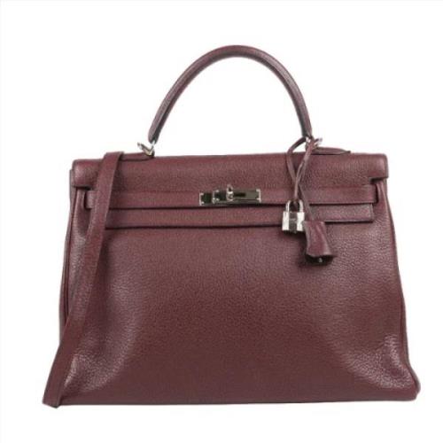 Hermès Vintage Pre-owned Laeder handvskor Purple, Dam