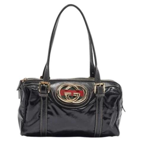 Gucci Vintage Pre-owned Laeder handvskor Black, Dam