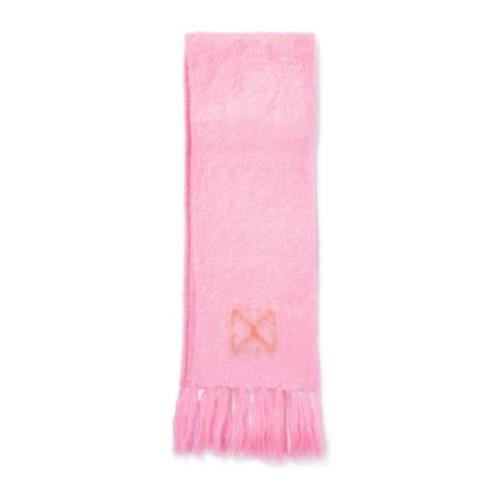 Off White Rosa Halsduk Kollektion Pink, Dam