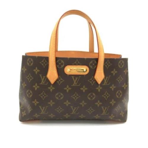 Louis Vuitton Vintage Pre-owned Tyg louis-vuitton-vskor Brown, Dam