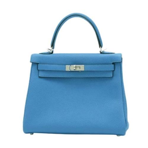 Hermès Vintage Pre-owned Laeder handvskor Blue, Dam