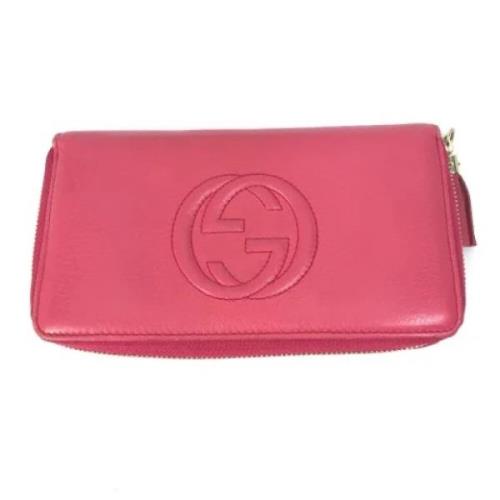 Gucci Vintage Pre-owned Laeder plnbcker Pink, Dam