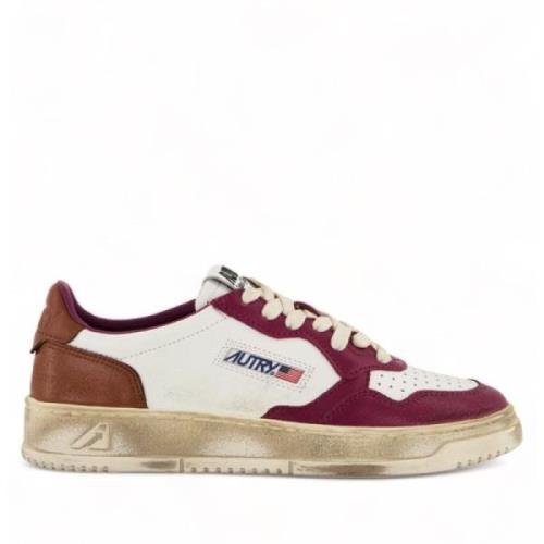 Autry Vintage Medalist Låg Topp Sneakers Brown, Dam