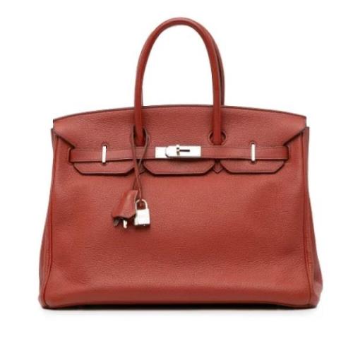 Hermès Vintage Pre-owned Laeder handvskor Red, Dam