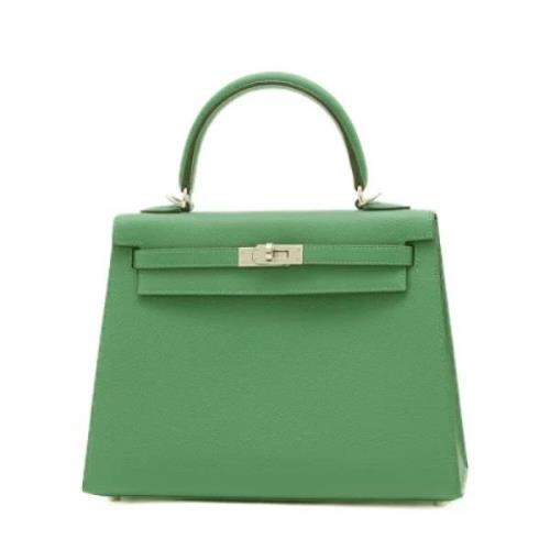 Hermès Vintage Pre-owned Laeder handvskor Green, Dam