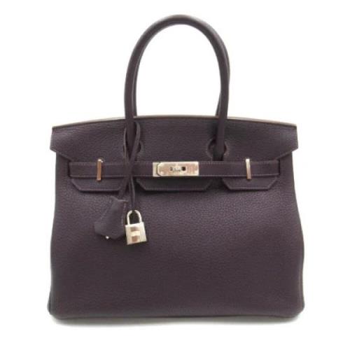 Hermès Vintage Pre-owned Laeder handvskor Purple, Dam