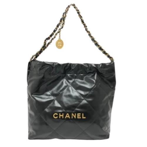 Chanel Vintage Pre-owned Laeder chanel-vskor Black, Dam