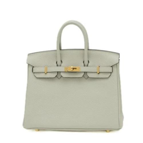 Hermès Vintage Pre-owned Laeder handvskor Beige, Dam