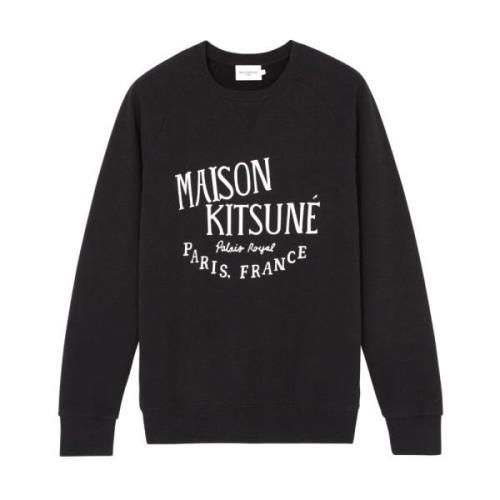 Maison Kitsuné Stilig Sweatshirt för Män Black, Dam