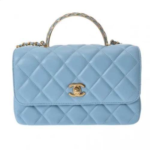 Chanel Vintage Pre-owned Laeder chanel-vskor Blue, Dam