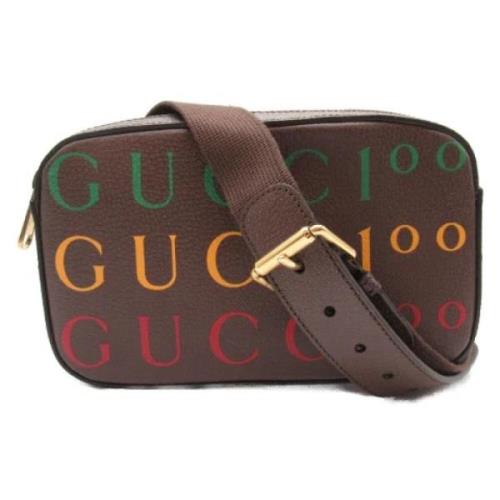 Gucci Vintage Pre-owned Laeder gucci-vskor Brown, Dam