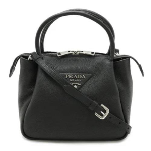 Prada Vintage Pre-owned Laeder prada-vskor Black, Dam