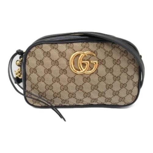 Gucci Vintage Pre-owned Laeder gucci-vskor Beige, Dam