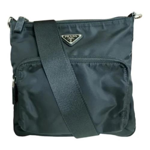 Prada Vintage Pre-owned Nylon prada-vskor Black, Dam