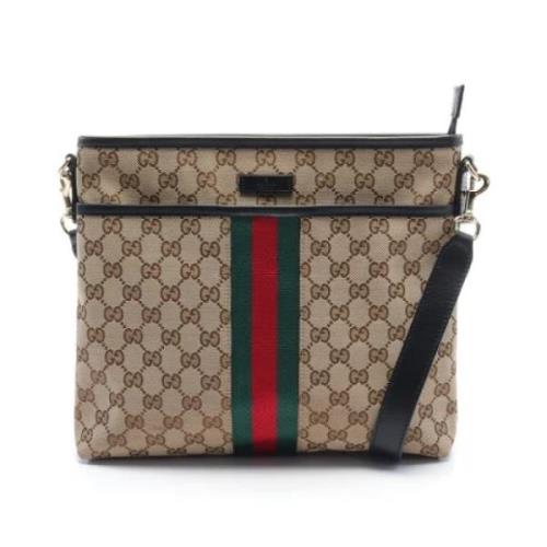 Gucci Vintage Pre-owned Laeder gucci-vskor Beige, Dam