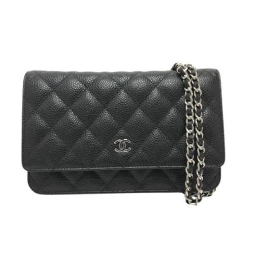 Chanel Vintage Pre-owned Laeder chanel-vskor Black, Dam