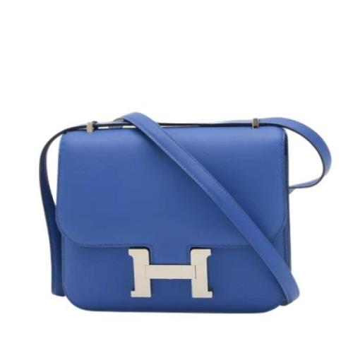 Hermès Vintage Pre-owned Laeder axelremsvskor Blue, Dam