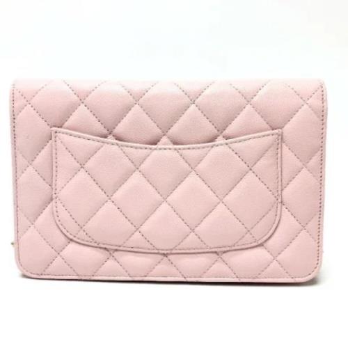 Chanel Vintage Pre-owned Laeder chanel-vskor Pink, Dam