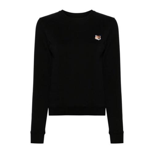 Maison Kitsuné Stilren Sweatshirt för Män Black, Dam