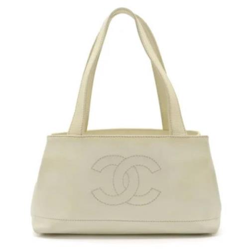 Chanel Vintage Pre-owned Laeder chanel-vskor White, Dam