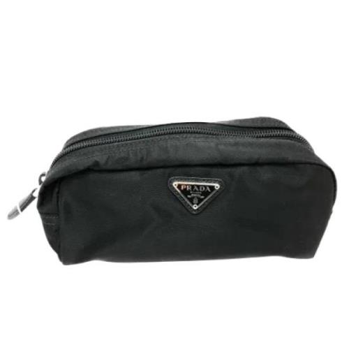 Prada Vintage Pre-owned Tyg prada-vskor Black, Dam