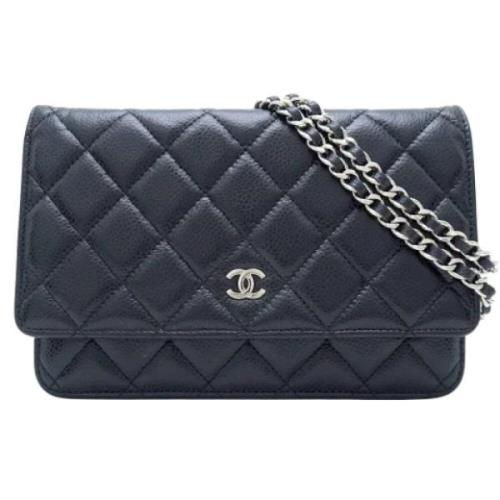 Chanel Vintage Pre-owned Laeder chanel-vskor Black, Dam